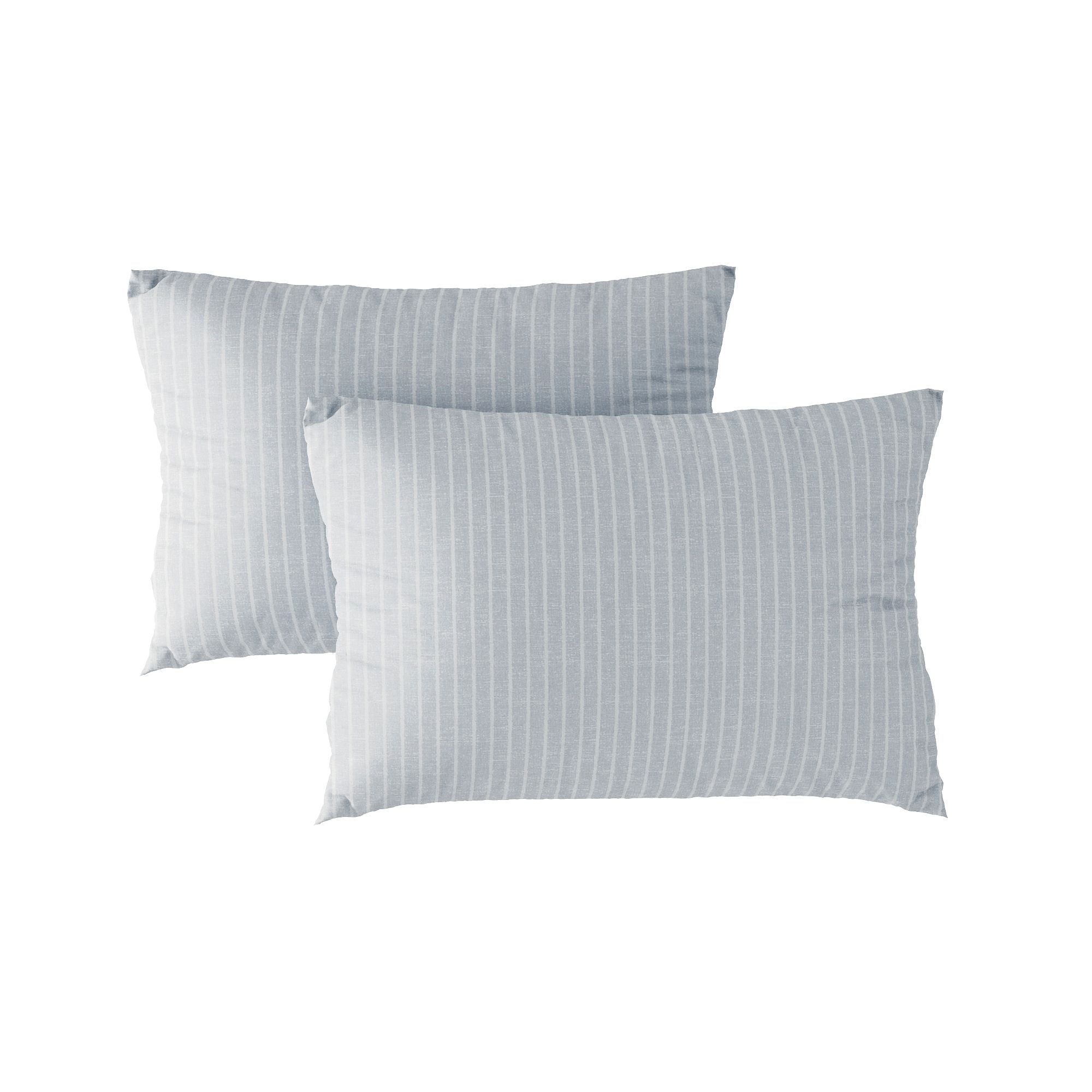 Pillow case 194 Light grey stripe