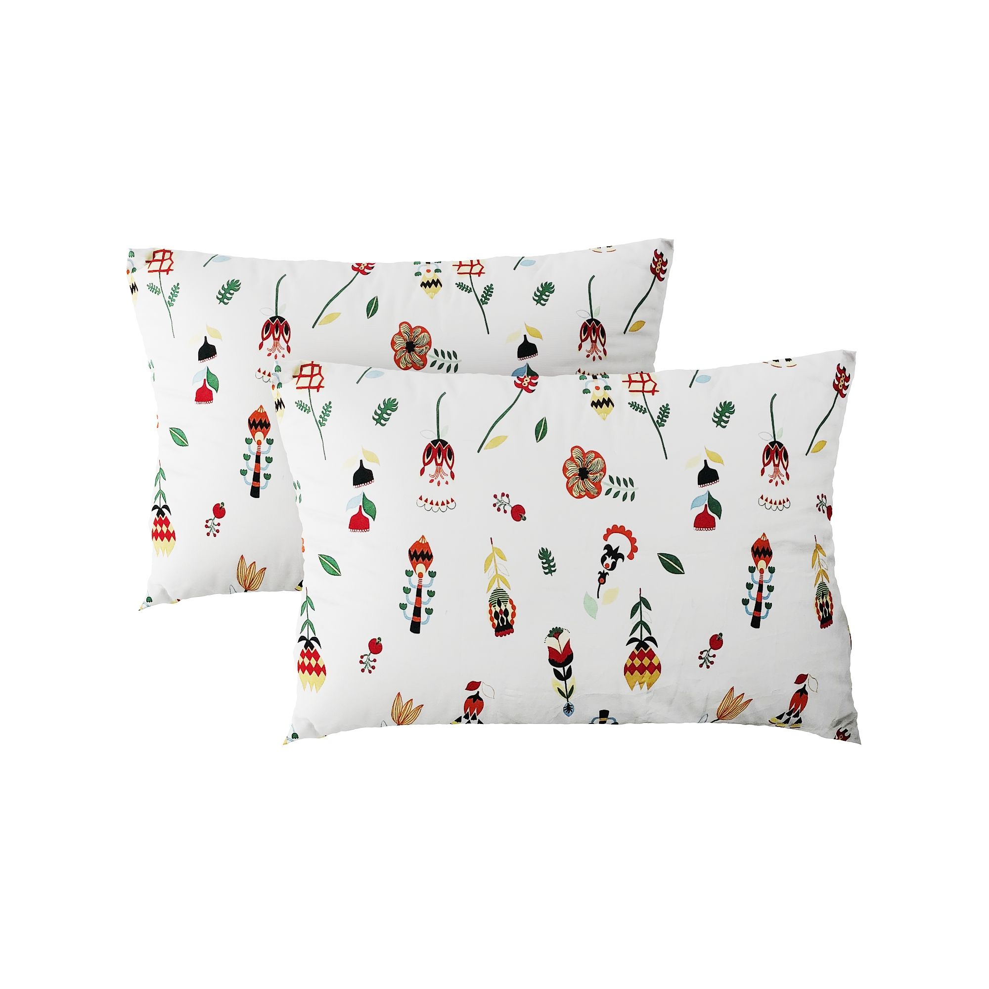 Pillow case 213 Flowers and leaves