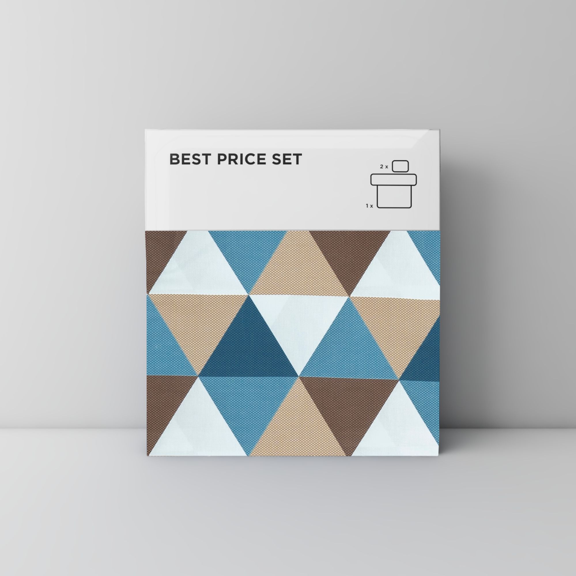 Best price 137 Brown blue triangle
