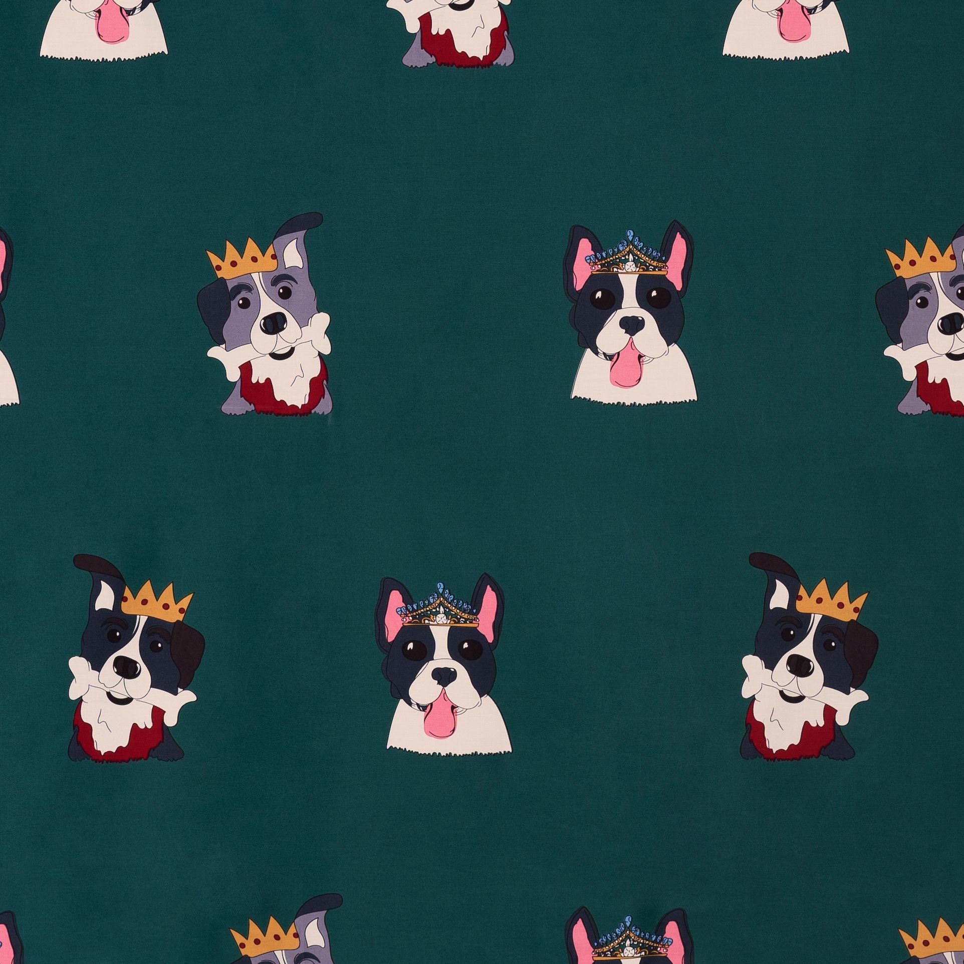 Pillow case 184 King & Queen of dog
