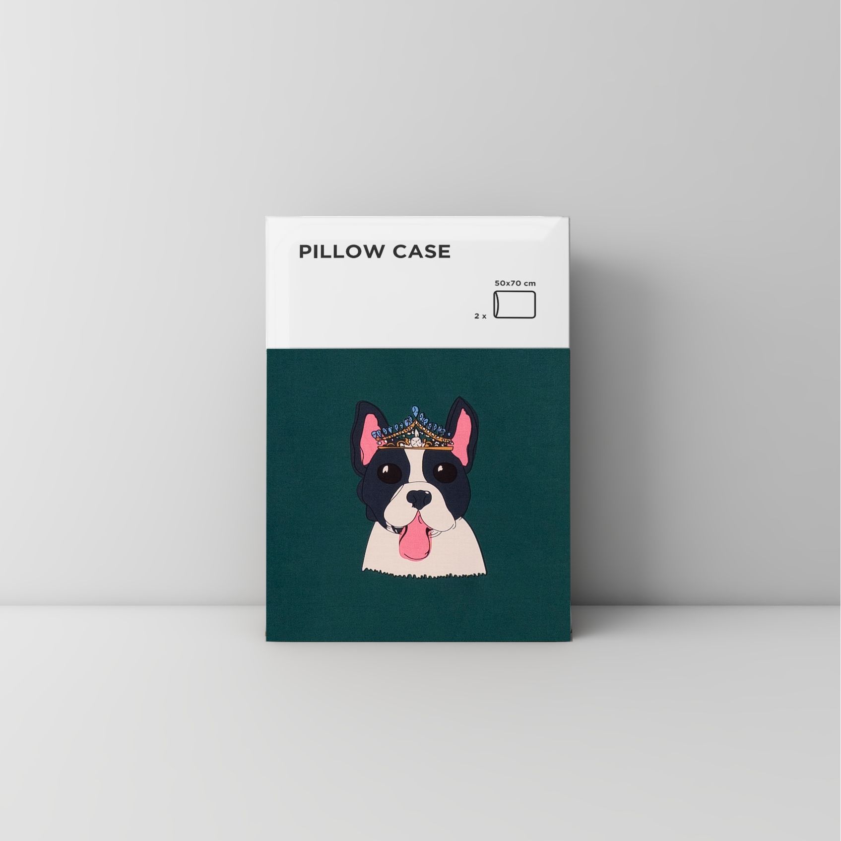Pillow case 184 King & Queen of dog