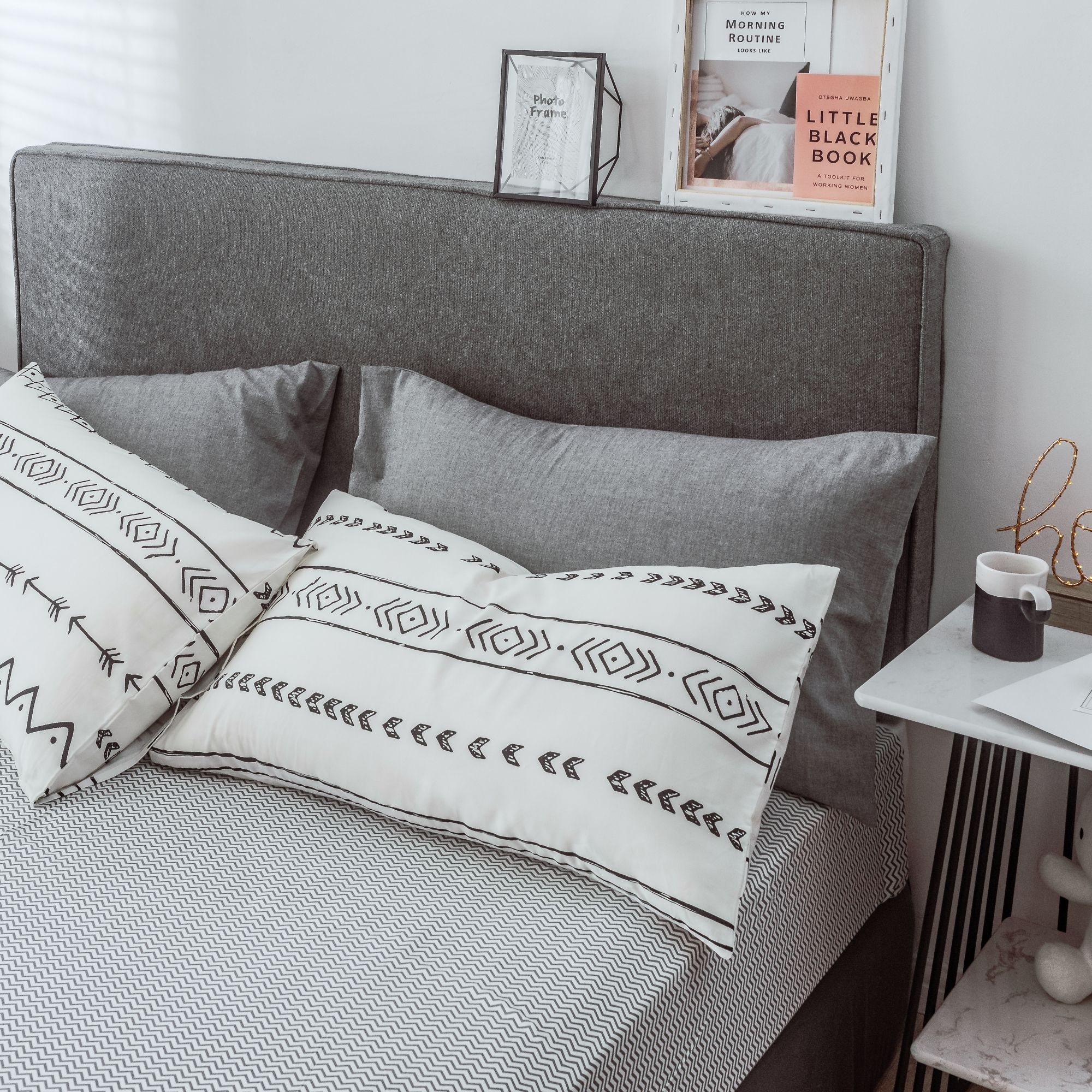 Pillow case 199 White bohemian