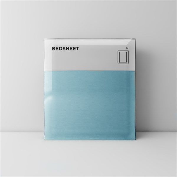Premium bedsheet 04 Baby blue