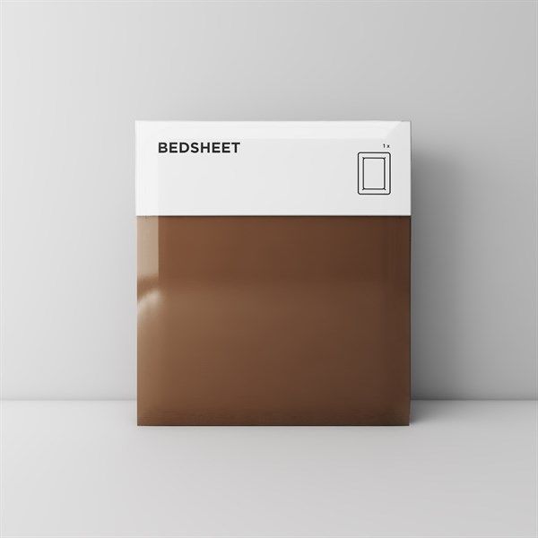 Standard bedsheet 21 Dark brown