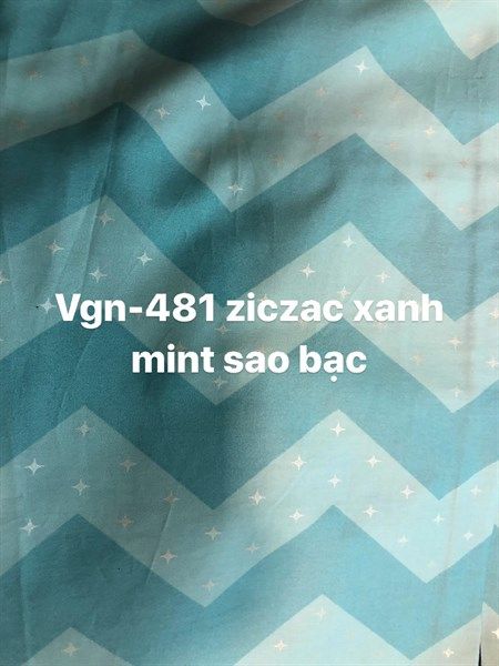 Pillow case 503 Mint zicac silver star