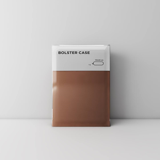Premium bolster case 13 Dark brown