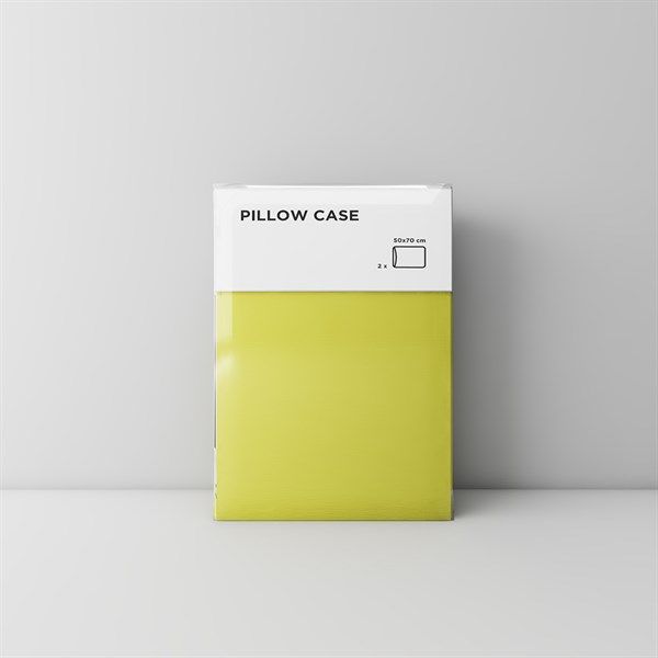 Premium pillow case 18 Corn yellow (2pcs)