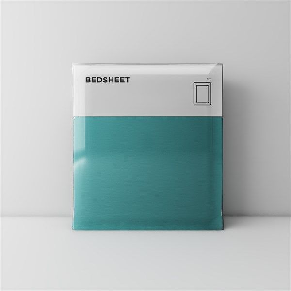 Premium bedsheet 10 Teal green
