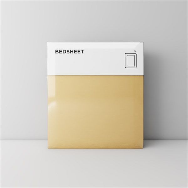 Standard bedsheet 25 Royal yellow
