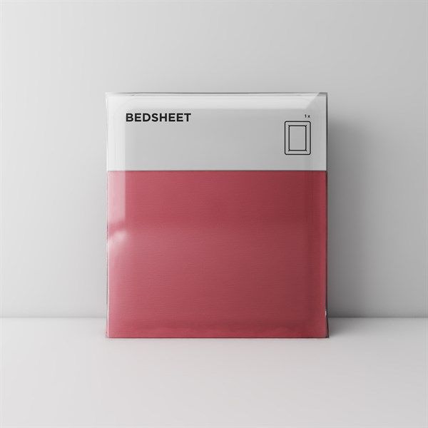 Standard bedsheet 12 Punch pink