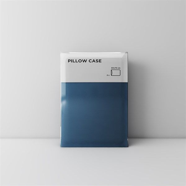 Premium pillow case 09 Habour blue (2pcs)