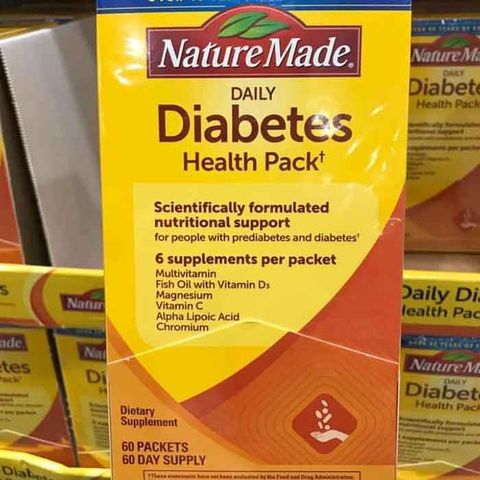  Vitamin tổng hợp dành cho người tiểu đường Nature Made Daily Diabetes Health 