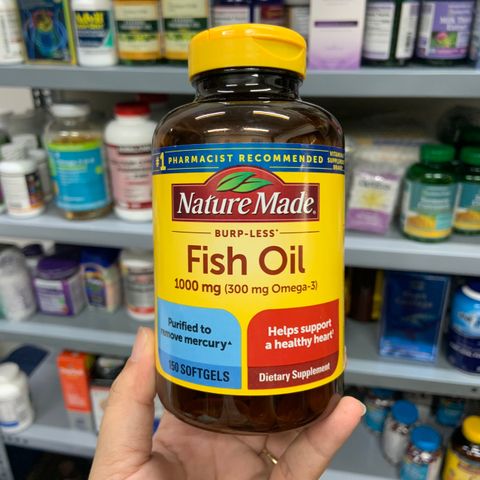  Viên uống dầu cá Nature Made Fish Oil 1200mg 