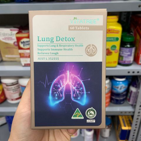  Viên uống thải độc phổi Vitatree Lung Detox 
