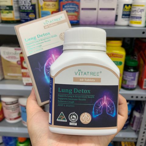  Viên uống thải độc phổi Vitatree Lung Detox 