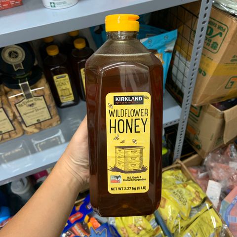  Mật ong Kirkland Wildflower Honey - Chai 2,27kg 
