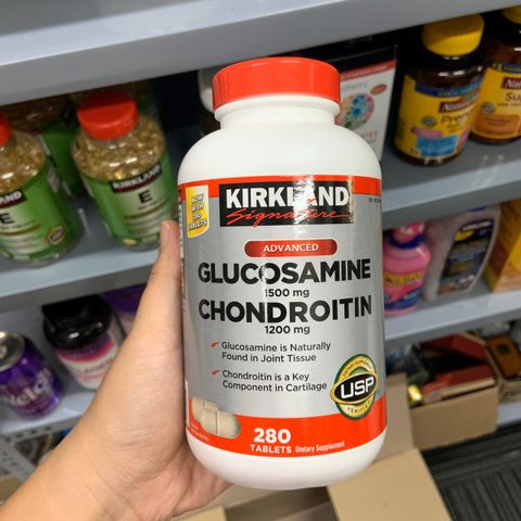  Viên uống hỗ trợ xương khớp Kirkland Glucosamine 1500mg & Chondroitin 1200mg 