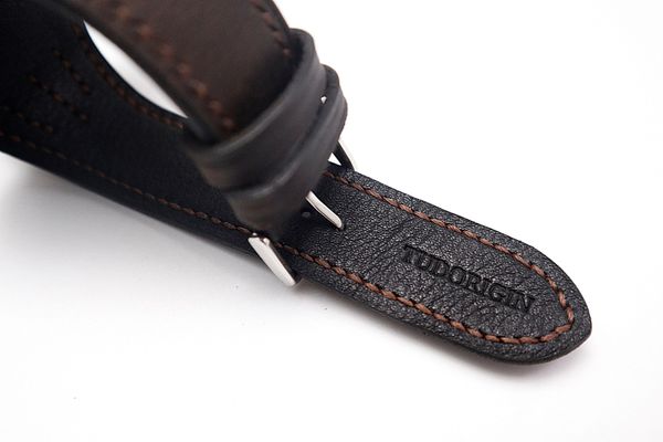 Dây đồng hồ da bund strap CHAMPION - Brown Waxy 1