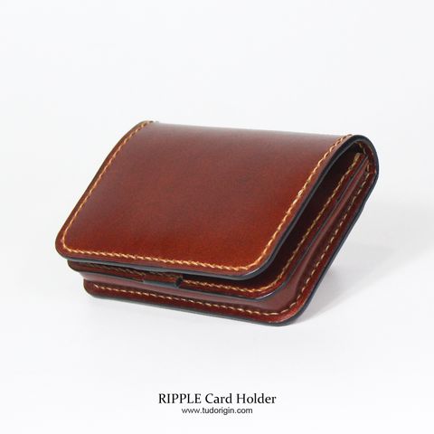 Ví Card Holder RIPPLE - REDDISH BROWN