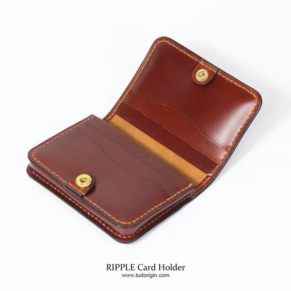 Ví Card Holder RIPPLE - REDDISH BROWN 2