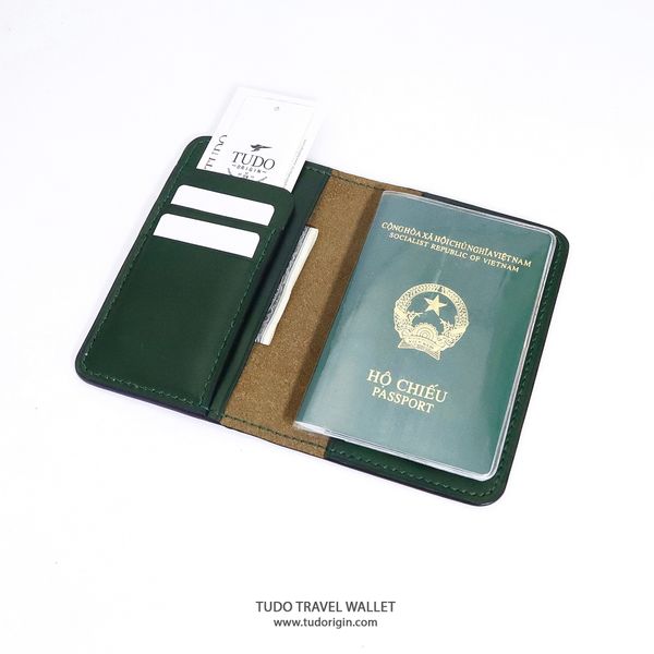 TUDO Travel Wallet xanh lá 1