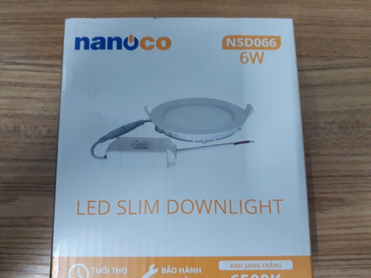 Đèn Led âm trần tròn 6W NSD066 Nanoco