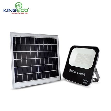 Đèn Led Pha Năng Lượng Mặt Trời 60W KINGLED EC-FLSL