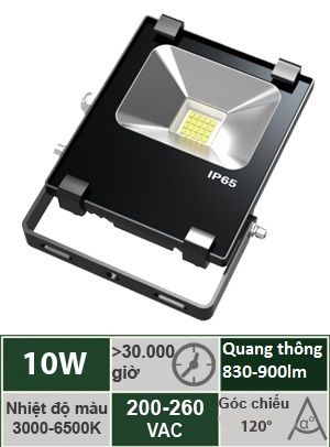 Đèn Led Pha 10W Vinaled FL-BB10