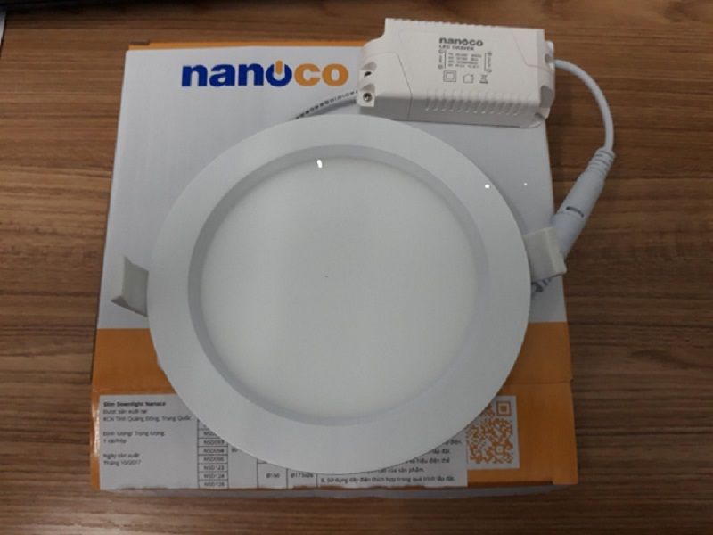 Đèn Led âm trần tròn 9W NSD096 Nanoco