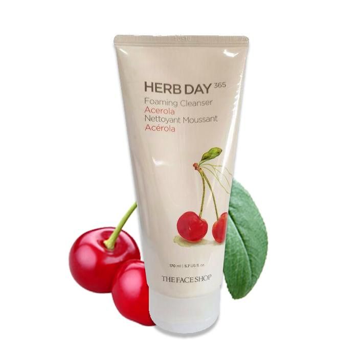  Sữa Rửa Mặt Làm Sáng Da HERB DAY 365 CLEANSING FOAM ACEROLA (NEW) 