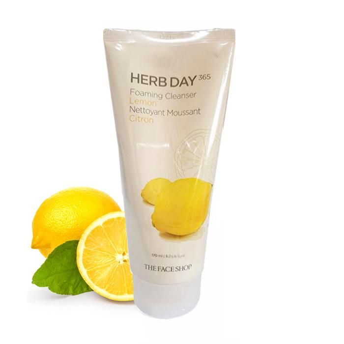  Sữa Rửa Mặt Làm Sáng Da HERB DAY 365 FOAMING CLEANSER LEMON (NEW) 