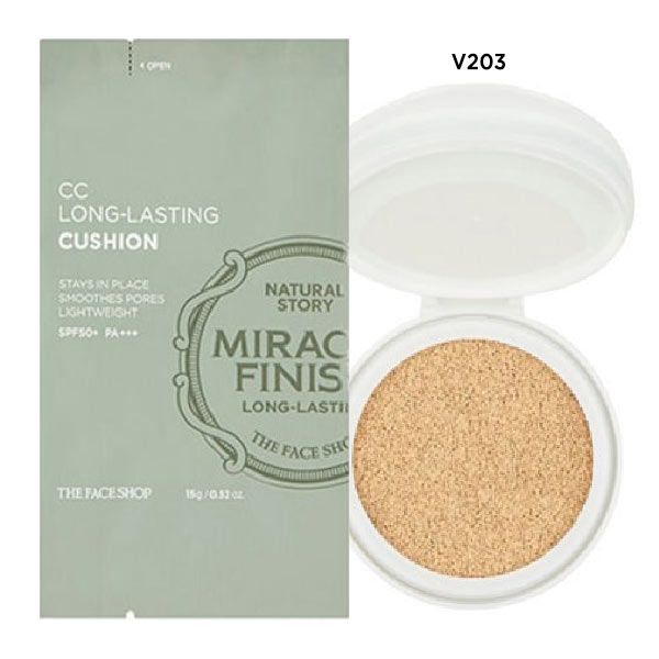  Phấn Nước Đa Năng (Lõi) MIRACLE FINISH CC LONG-LASTING CUSHION SPF50+ PA+++ V203 (REFILL) 