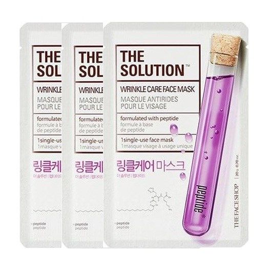  Mặt Nạ Chăm Sóc Nếp Nhăn THE SOLUTION WRINKLE CARE FACE MASK (SET 3PCS) 