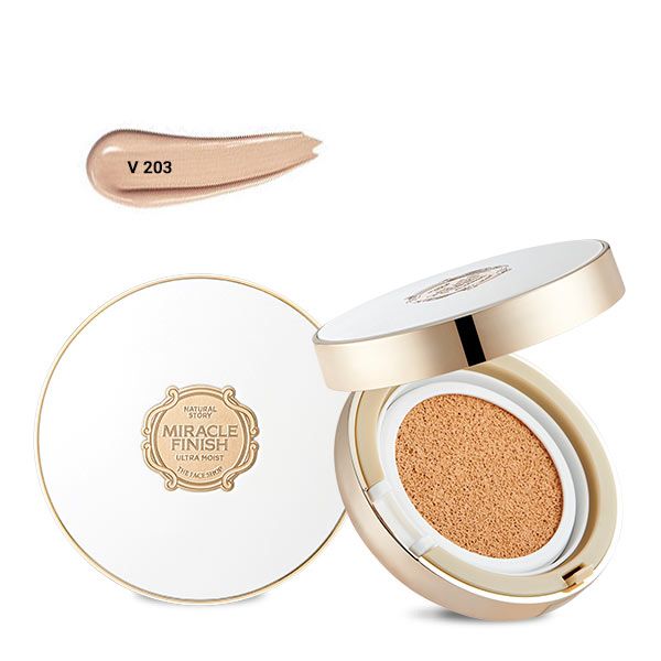  Phấn Nước Bổ Sung Ẩm MIRACLE FINISH CC ULTRA MOIST CUSHION SPF50+ PA+++ 