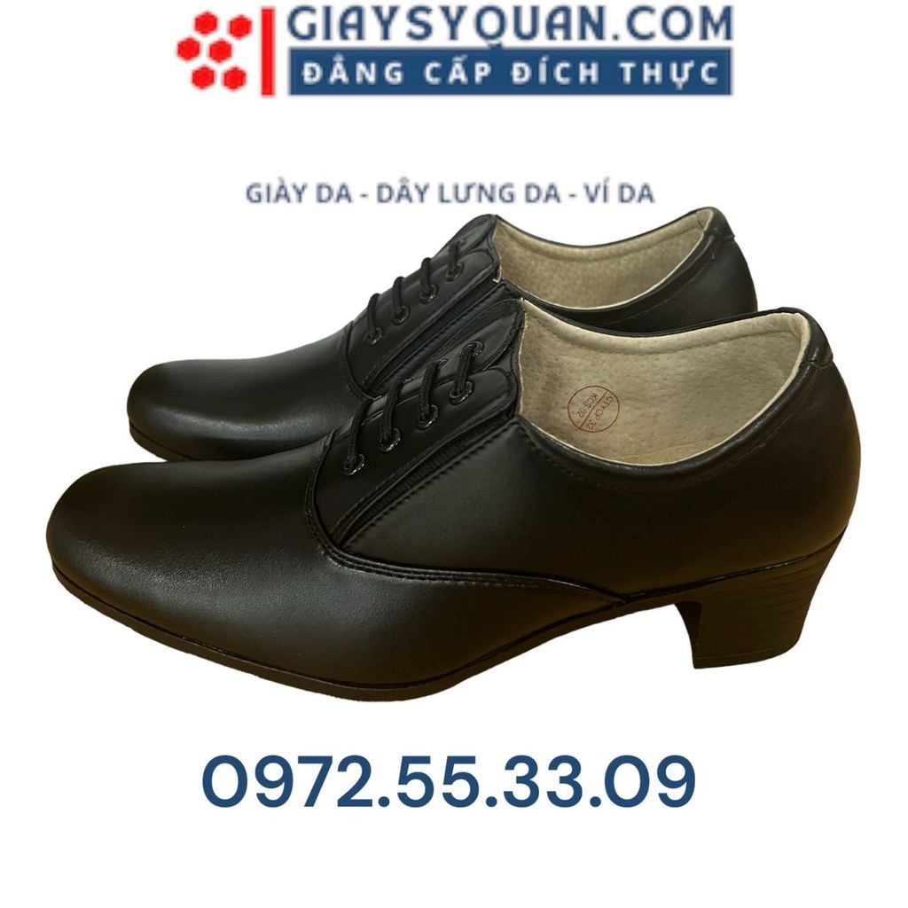 Giày bảo vệ nữ Công ty 32 ( Aseco 32 ) màu đen cao gót 5cm