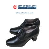 GIÀY DA NỮ CAO 7CM MÃ 607C ( Giày Sĩ Quan Nữ )