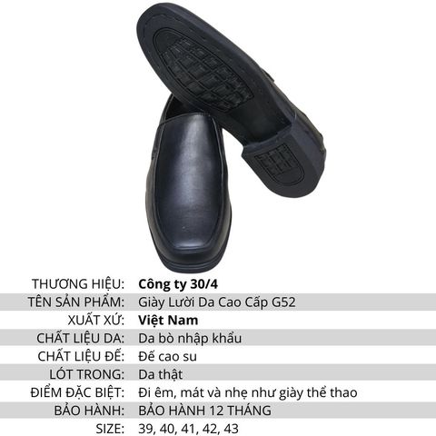 Giày Lười Da Cao Cấp G52