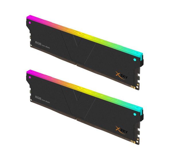 Ram V-Color Manta XSky RGB | DDR5 | 5600Mhz | Black | White | Silver