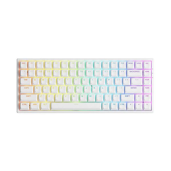 Bàn Phím Cơ AKKO 3084 V2 RGB – White (Type C / Foam Tiêu Âm / Hotswap / AKKO CS Jelly Switch)