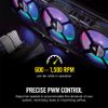 Bộ Fan Corsair LL120 RGB 120mm Dual Light Loop + Lighting Node PRO ( 3 Fan )