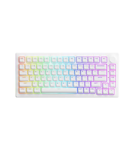 AKKO Keycap Set - ASA Shine-Through Keycap Set – White (Xuyên LED / ASA profile / 131 nút)