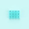 AKKO Keycap Set – Tiffany Blue (PC / ASA-Clear profile / 155 Nút )