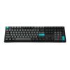 MonsGeek MG108 Black & Cyan (AKKO CS switch - Wine Red)