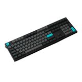 MonsGeek MG108 Black & Cyan (AKKO CS switch - Wine White)