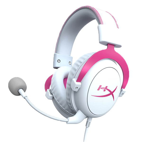 Tai Nghe Chơi Game Máy Tính Có Dây - HyperX Cloud II Pink