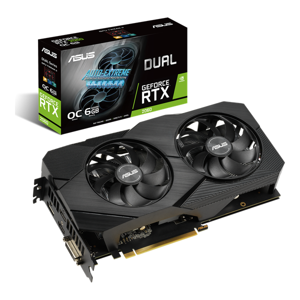 Card Màn Hình ASUS Dual GeForce RTX 2060 OC EVO 6GB GDDR6