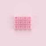 AKKO Keycap Set – Pink (PC / ASA-Clear profile / 155 nút )