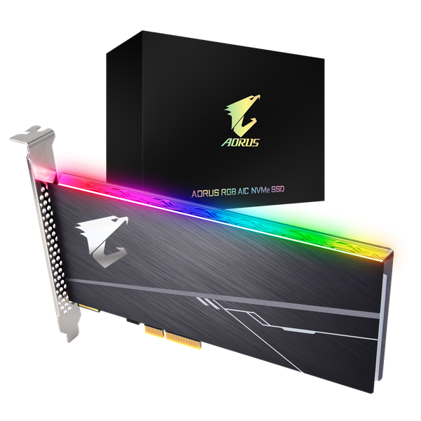 SSD Gigabyte Aorus RGB AIC NVMe 512GB Gen 3