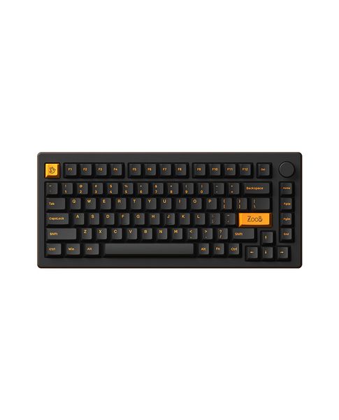 Bàn Phím Có Dây -  AKKO MOD007 PC Orange on Black (Hotswap / Gasket Mount / Clacky / Mạch Xuôi) - Switch Akko Piano