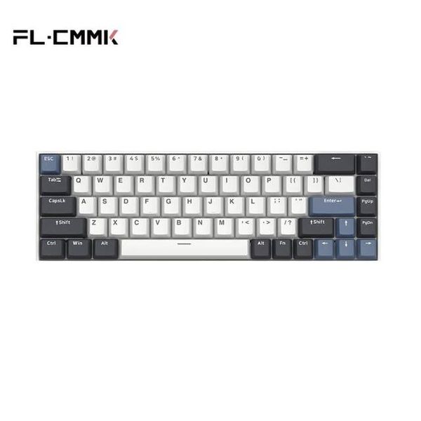 Bàn Phím Cơ Không Dây FL-Esport F12 RGB White And Black ( Switch Kailh: White, Red, Brown )